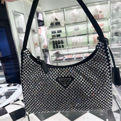 prada strick tasche|prada tasche glitzer.